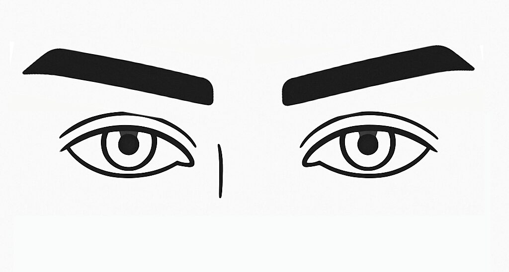 ストレート眉毛|男らしさとクールさを演出する眉毛の形