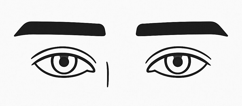 平行眉毛|清潔感と誠実さを与える